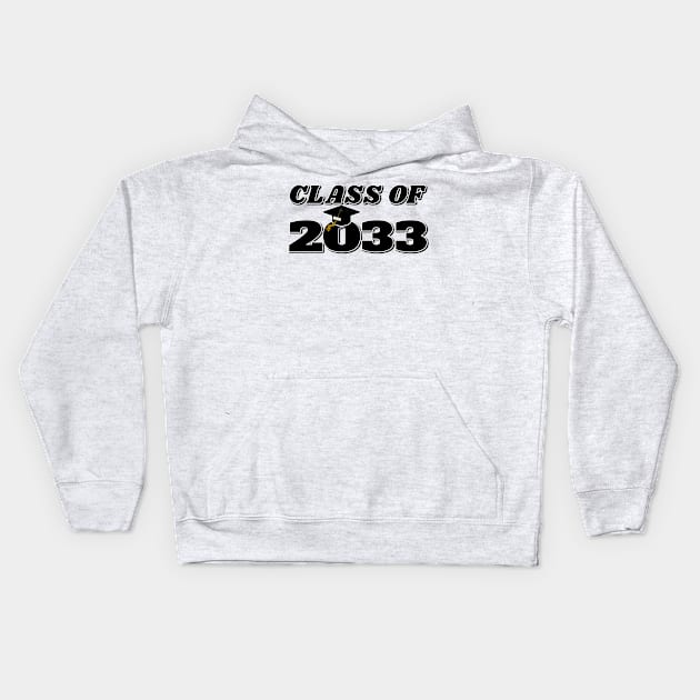 Class of 2033 Kids Hoodie by Mookle